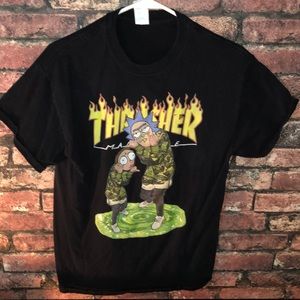 Rick and Morty Thrasher Shirt